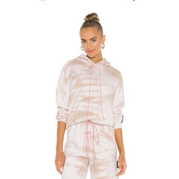 DANZY Tie Dye Collection Hoodie Brown Tie Dye